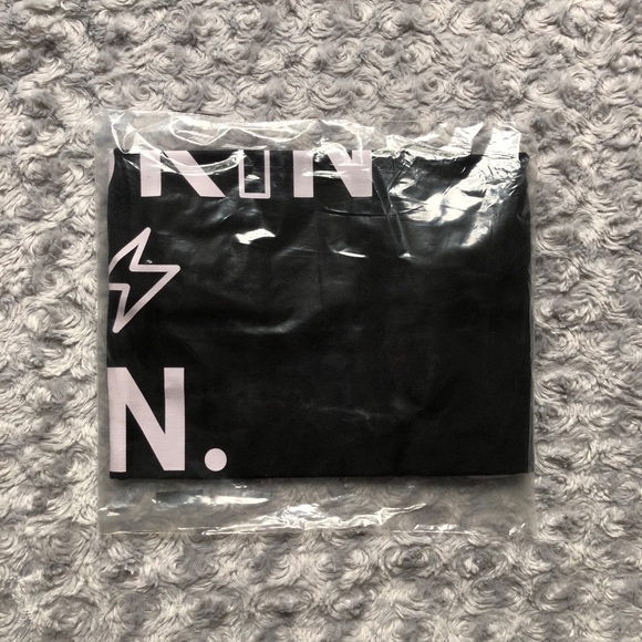 🆕 GLOSSIER Black Canvas Tote Bag "Skin is In" - Picture 8 of 8